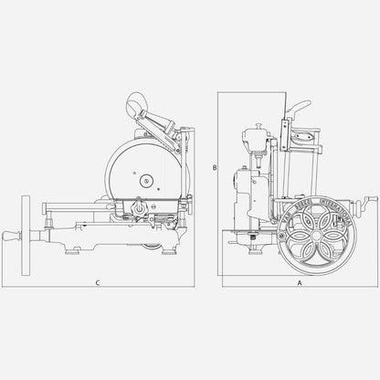VOLANO Flywheel manualB114 Black