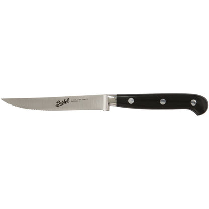 Adhoc Black Glossy Steak 11 cm - serrated blade
