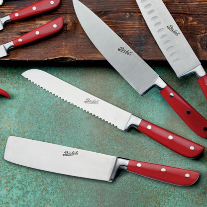 Classic Line glossy red - Cleaver knife 18cm