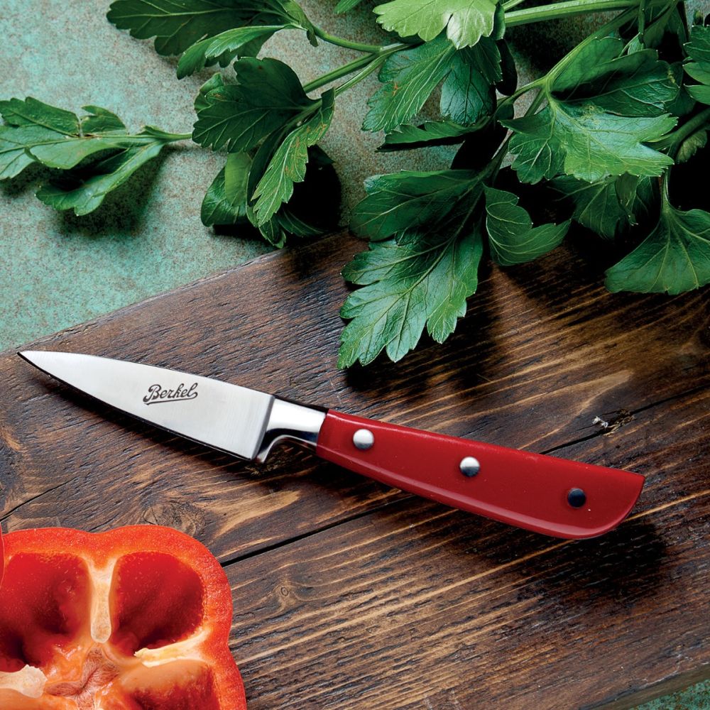 Classic Line glossy red - Paring knife 8cm