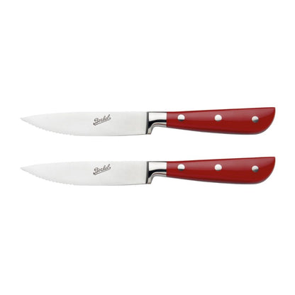 Classic Line glossy red - Steak Set 2 pcs