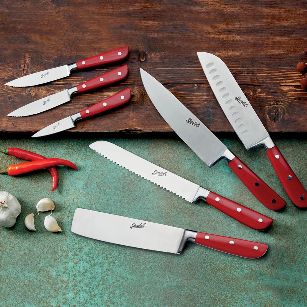 Classic Line glossy red - Steak Set 2 pcs