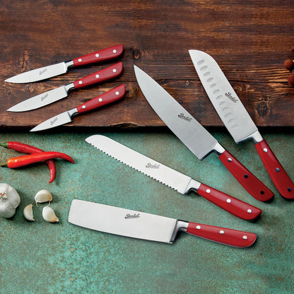 Classic Line glossy red - Bread knife 20cm