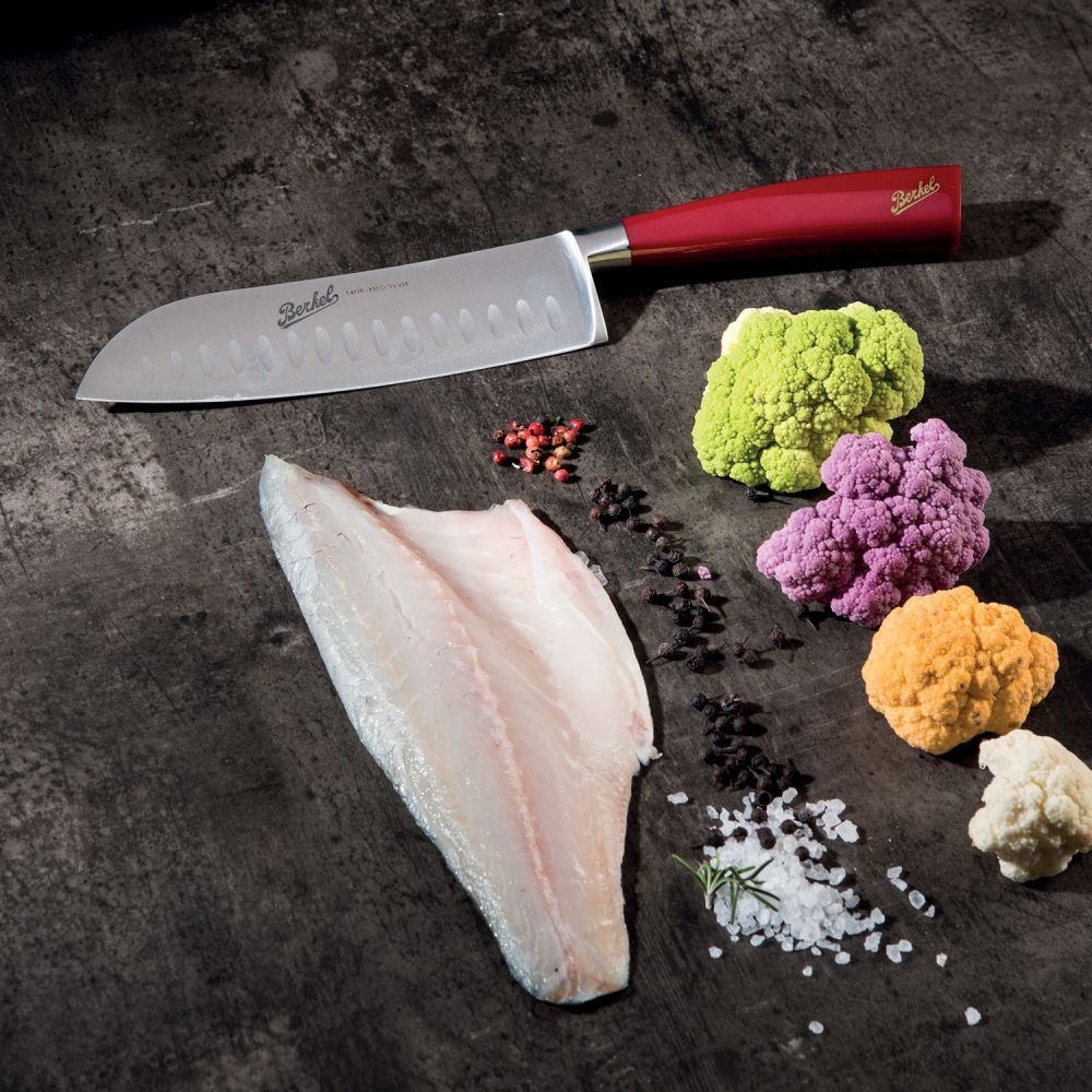 Elegance Red - Santoku knife 18cm